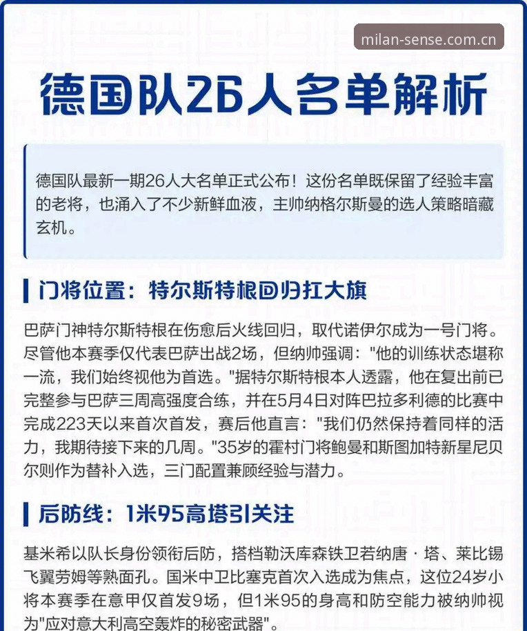 感知纯粹米兰新版本修复安装失败 德国队世界杯名单逐项解析教程:诺伊尔回归与卡尔入选的对比评测